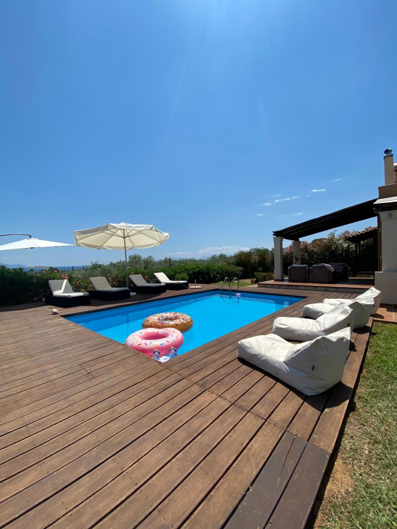 Georges Villa Galaxidi, Family, Pool And Garden Zewnętrze zdjęcie